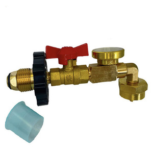 Régulateur <span class=keywords><strong>de</strong></span> <span class=keywords><strong>gaz</strong></span> <span class=keywords><strong>propane</strong></span> en laiton avec manomètre pour raccordement <span class=keywords><strong>de</strong></span> réservoir <span class=keywords><strong>de</strong></span> camping - Product Image 5