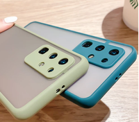Étui mat antichoc pour objectif de caméra de mode pour Samsung Galaxy S21 S22 S23 Ultra S20 FE S10 S9 S8 Plus Note 20 étui de couverture arrière