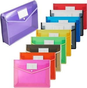 Pochette accordéon imperméable à fermeture par bouton-pression, enveloppe en polyéthylène, classeur extensible en plastique, porte-documents - Product Image 1