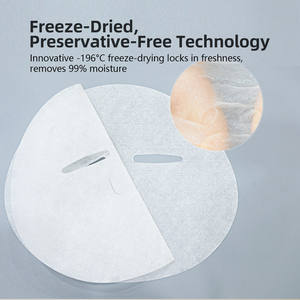 Y175 ओम कस्टम सस्ती कीमत हाइलूरोनिक एसिड फ्रीज-सूखे ठोस सूखे रेशम कपड़े थोक चेहरे के कपड़े चेहरे के मास्क शीट सामग्री - Product Image 5