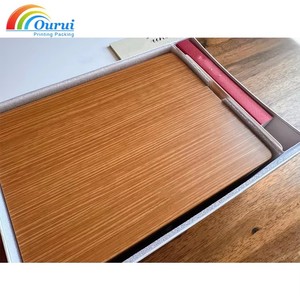 Factory Direct Source Manufacturer <b>Brown</b> Genuine Wooden Watch <b>Box</b> Travel Red Cube Latest Model Original Gift Brand New in Stock - Product Image 4