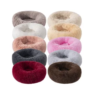 Best Sale Made In China 80Cm Comfortable Flannel Pet Fluff Cushion Heating Pet Bed Hand Wash For Dog And Cat