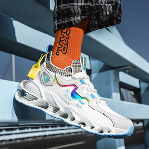Chaussures de sport pour hommes, nouvelles chaussures de course à hauteur accrue <span class=keywords><strong>2021</strong></span>, chaussures décontractées pour hommes, absorption des chocs, chaussures de <span class=keywords><strong>basket</strong></span>-ball d'été - Product Image 4