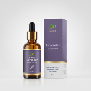 น้ำมันหอมระเหยลาเวนเดอร์บริสุทธิ์ 100% ขนาด 30 มล. สำหรับบำรุงผิวหน้าและนวดตัว - Product Image 1