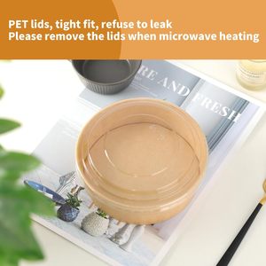 Gobelet en papier à soupe jetable à paroi unique écologique personnalisé conteneur d'emballage alimentaire assiettes et bols en papier alimentaire durables avec couvercles - Product Image 4