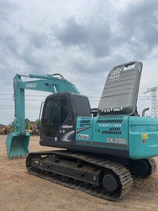 Used Kobelco SK200 Hydraulic Crawler Excavator 20 Ton Secondhand <b>Digger</b> for Construction Earthmoving Farm Work - Product Image 3