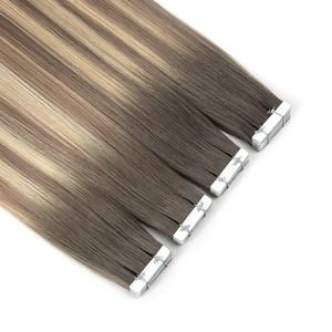 Extensions de cheveux à bandes adhésives Yuanzhen en gros, double épaisseur, Remy, 100 % cheveux humains - Product Image 1