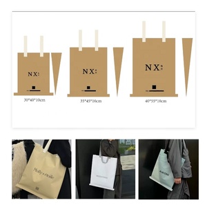 <span class=keywords><strong>Bolsas</strong></span> <span class=keywords><strong>de</strong></span> Compras <span class=keywords><strong>de</strong></span> <span class=keywords><strong>Papel</strong></span> Kraft Natural Ecológicas <span class=keywords><strong>de</strong></span> Lujo con Asas <span class=keywords><strong>de</strong></span> Algodón para Empacar Ropa - Product Image 2