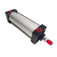 Vérin pneumatique à double effet haute précision, course réglable, applications d'estampage, forte force de propulsion, garantie 1 an