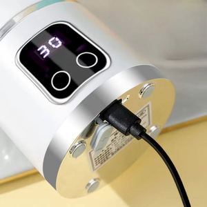 450ml USB Rechargeable Food Grade Stainless Steel Blades Automatic Portable Modern Multifunctional Fruit Juicer 8 Blades 3 Gears - Product Image 5