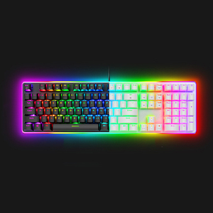 Bàn phím cơ học Royal Kludge RK918 Nhật Bản Wow Gaming có đèn nền Cherry, bàn phím di động cho laptop, kết nối <span class=keywords><strong>USB</strong></span> - Product Image 2