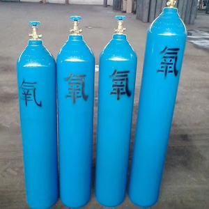 Cilindro de gas <span class=keywords><strong>industrial</strong></span> completo 9L/10L, cilindro de oxígeno 150bar con válvula