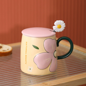 Tasses en porcelaine personnalisables avec design de dessin animé, 400 ml, compatibles lave-vaisselle et micro-ondes, pour café, thé, eau, cadeaux d'affaires, logo personnalisé - Product Image 6