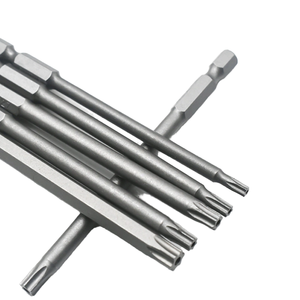 Jeu d'embouts de tournevis industriels en acier du fabricant 50-75-100mm embouts <span class=keywords><strong>creux</strong></span> <span class=keywords><strong>Torx</strong></span> S2 hexagonaux OEM pour les projets de bricolage en gros - Product Image 1