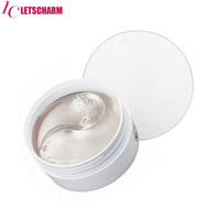 Patchs gel pour les yeux à l'acide hyaluronique personnalisés OEM/ODM masque anti-âge hydratant en feuille d'extrait d'algues