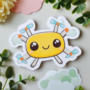 Pegatinas de Animales de Dibujos Animados en 3D Personalizadas para Niños, Lindas Pegatinas Autoadhesivas de Vinilo Resistentes al Agua - Product Image 3