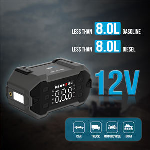 عرض رائع-بنك طاقة mAh 3000A حزمة مشغل قفزة سيارة محمولة مع ضاغط هواء - Product Image 2