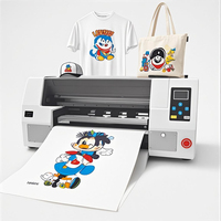 Imprimante à jet d'encre multifonction de bureau A3 30CM DTF Imprimante graphique de vêtement en métal avec logo personnalisé
