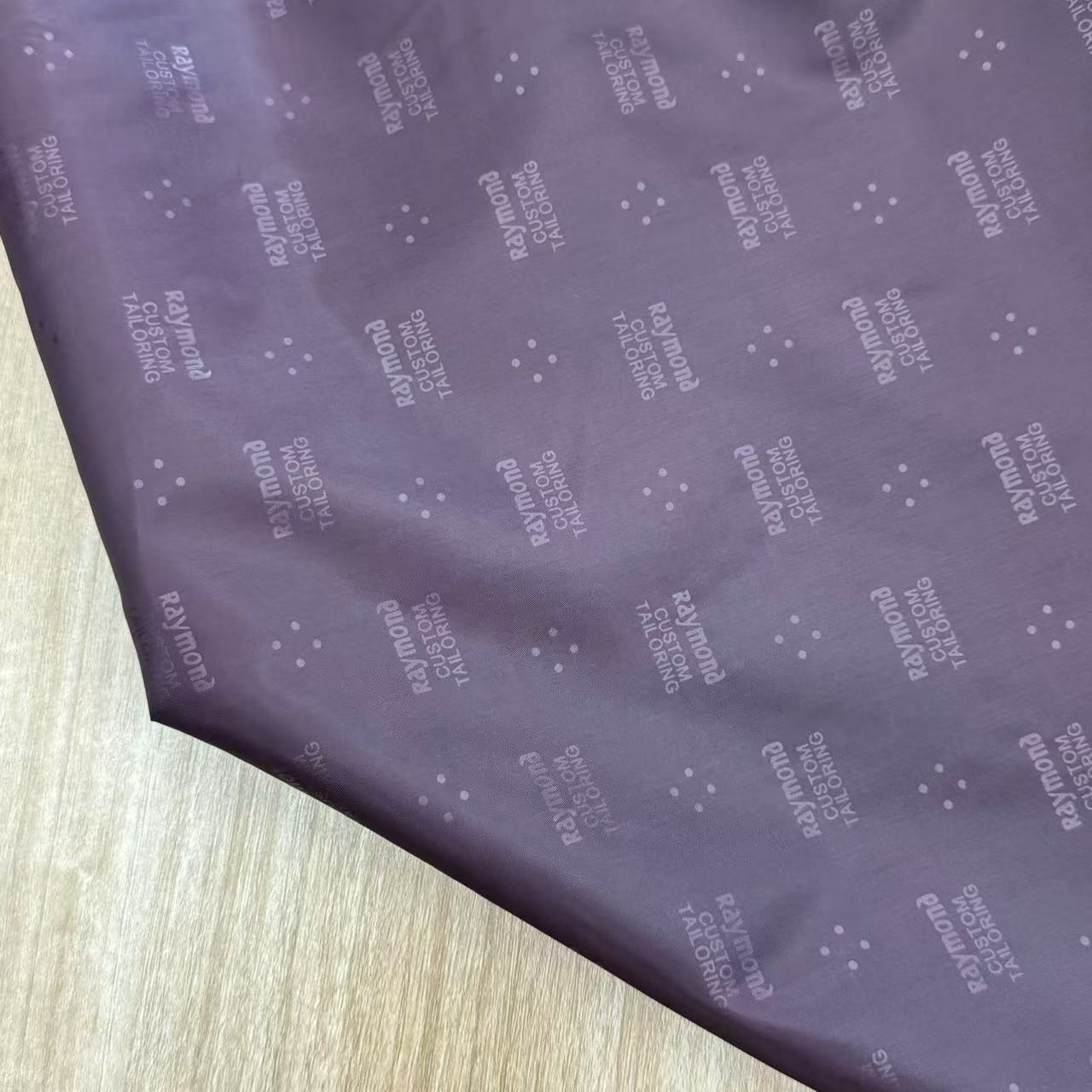 Wholesale 2025 Taffeta Textile Fabric Emboss Logo Poly Taffeta Fabric for Lining