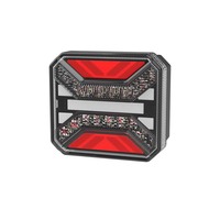 Kit de feux arrière sans fil pour camion, feux de remorque LED magnétiques rechargeables, feux arrière étanches pour camion remorque