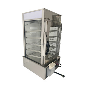 Vapor de bola de masa hervida de calefacción al vapor de alimentos industriales, vaporizador de maíz dulce rectangular de 6 capas, vaporizador de perritos calientes para pan de verduras - Product Image 6