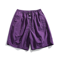 Short d'été pour homme Logo personnalisé Short athlétique de haute qualité en nylon Gym Sport Elasticité Léger Séchage rapide Unisexe