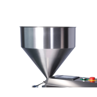Machine de remplissage semi-automatique à pompe à rotor servo-moteur pour pâtes à haute viscosité, chocolat, sauce chili, pâte de sésame, crème cosmétique