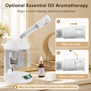 Professional Electric Nano Ionic Facial <b>Steamer</b> with Hot Mist & Sauna for Deep Cleansing & Skin Hydration Car & Outdoor Use - Product Image 3
