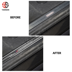 Aksesori Serat Karbon Stiker Pelindung <span class=keywords><strong>Strip</strong></span> Potongan Ambang Pintu Mobil untuk <span class=keywords><strong>BMW</strong></span> <span class=keywords><strong>X5</strong></span>/6 F15 F16 2014-2018 - Product Image 2