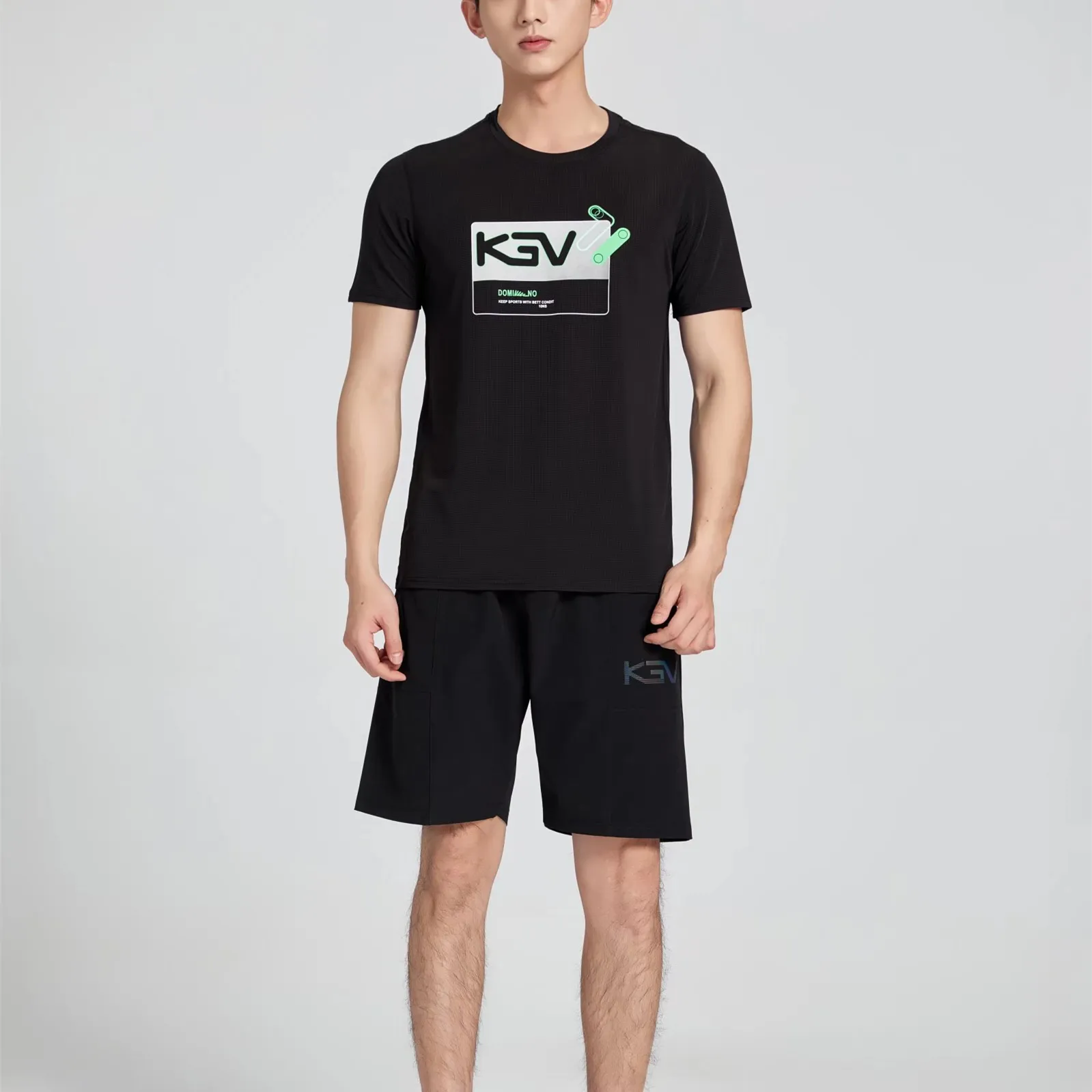 Hot Sales Sports Men T Shirt Polyester Spandex Training T Shirt Lifestyle Top Mens Short Sleeve Gym Tee