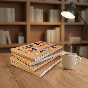 Quaderno B5 con copertina rigida, rilegato con colla, carta spessa, nero, semplice, per studenti delle <span class=keywords><strong>scuole</strong></span> medie e <span class=keywords><strong>superiori</strong></span>, con pagine bianche, ideale come regalo. - Product Image 1