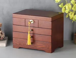 Gold Mechanical Lock Ancient Classic Cupboard Lock Jewel Box