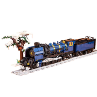 Ensemble de blocs de construction 1052 pièces, modèle de train Orient Express, kit motorisé, jouet éducatif STEM pour enfants et adultes, vente en gros