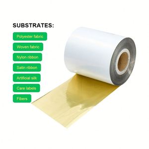 Ruban en résine couleur or holographique (<span class=keywords><strong>4</strong></span> pouces x 450 m) avec noyau de <span class=keywords><strong>1</strong></span> pouce, ruban de transfert thermique pour imprimante Zebra Zt 230 - Product Image 5