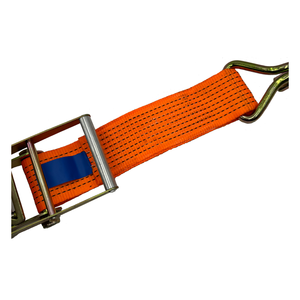 LC <span class=keywords><strong>4000daN</strong></span> 100mm 9m 8t Heavy Duty Ladung Hochfester Polyestergarnriemen Ratsche Lashing Bindband mit Doppel-J-Haken - Product Image 3