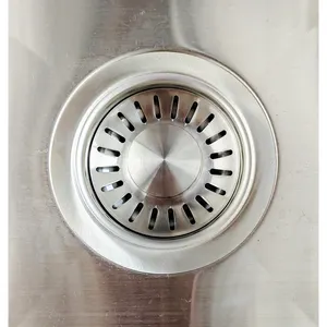 XHB002 Sink Stainless Steel Drain Strainer With Overflow Luxury Waste Kit Ceramic Kitchen Sink Strainer