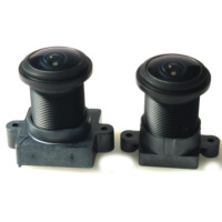 Lente Ojo de Pez OKSEE 2.1mm F2.0 175 Ultra Gran Angular M12 OKS-3052-A68-650 IP68 Impermeable 3MP 4K 360 Panorámica para Auto ADAS CCTV
