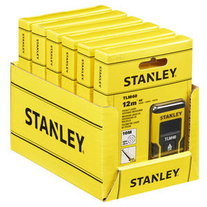 Medidor de Distancia Láser Stanley Tlm40, Alcance de 12 m, Tamaño de Bolsillo, para Uso en Interiores y Exteriores - Product Image 1