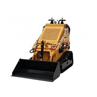 Mini-chargeuse sur chenilles 1t articulée hydraulique à moteur EPA pour travaux de construction, certifiée CE - Vente chaude