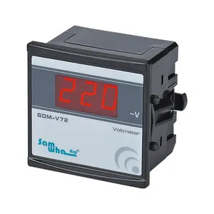 Slanke Compacte Led Panel Ampere Frequentie Fasevolgorde Display 2 In 1 Digitale Elektrische Panel Meter