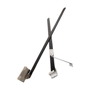 Third Generation Folding Butterfly Door <b>Hardware</b> Stainless Steel Aluminum Alloy Double Damper Track Ceiling Mount <b>Wardrobe</b> Doors - Product Image 4