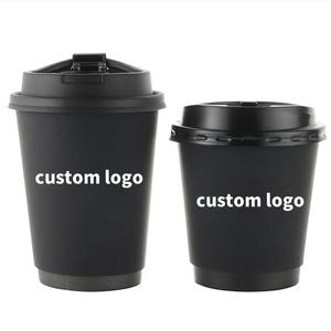 Custom Logo Eco-Friendly Disposable Double Wall <strong>Paper</strong> <strong>Cup</strong> for Hot Drinks Coffee &amp; Wine with Lid - Product Image 4