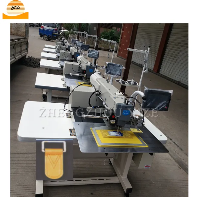 Automatische Computer Ontwerp Patroon Naaimachine Geautomatiseerde Interlock Webbing Sling Patroon Naaimachine Prijs Voor Kledingstuk