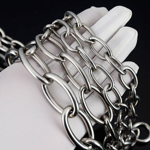 304ステンレス鋼3mm 3.5mm 4mm Martingaleペット犬トレーニングPチェーンネックレス犬の首輪ピットブルキューバンリンクドッグチェーン - Product Image 6