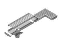 Matériaux de construction en métal Grille en acier inoxydable 316 durable | Anti-corrosion pour le drainage de la piscine et le fossé de la route robuste