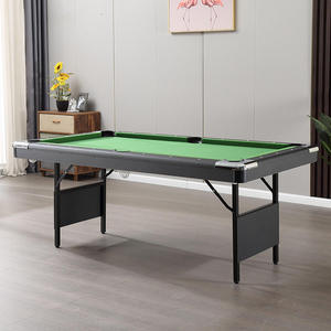 2025 Cổ Điển Carom <span class=keywords><strong>7ft</strong></span> 8ft 9ft Có Thể Gập Lại Bảng Hồ Bơi Bida Snooker Bảng Hồ Bơi Với Bóng Trở Lại - Product Image 1