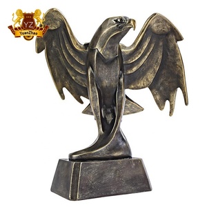 Estatua de Animal de Acero Inoxidable para Decoración de Exteriores, Escultura de Águila Cazando en Acero Inoxidable - Product Image 5