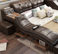 Cadre de lit moderne King avec rangement, LED, lit rembourré de luxe pas cher, lit double en cuir, couverture, lit super king size