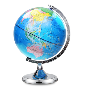 Globo Terráqueo de Escritorio de PVC de 25 cm/10 Pulgadas Personalizado OEM, <span class=keywords><strong>Mapa</strong></span> Físico, Multilingüe, Compatible con Realidad Aumentada, Educación Geográfica, Decoración de Oficina, MPR - Product Image 1