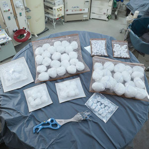 100% Katoenen Steriele Gaasbal Absorberende En Desinfecterende Zakverpakking Voor Röntgenfoto Eos Ziekenhuis Medische Verbruiksartikelen - Product Image 4